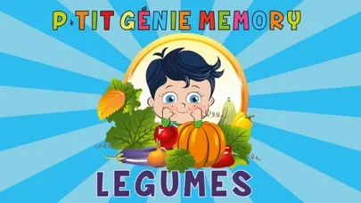 Learn French with Little Genius - Matching Game - Vegetables Ekran Görüntüleri