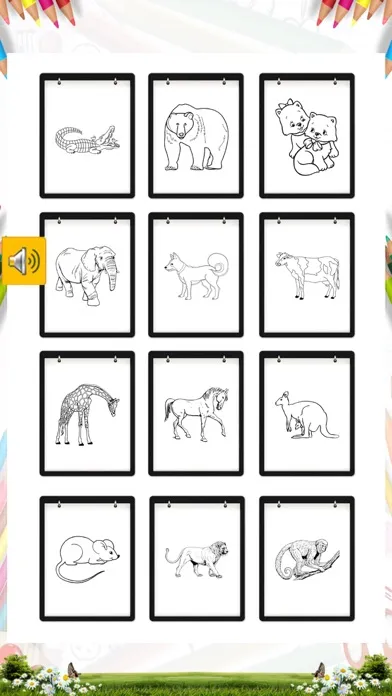 صور Little Genius Animals Coloring Book