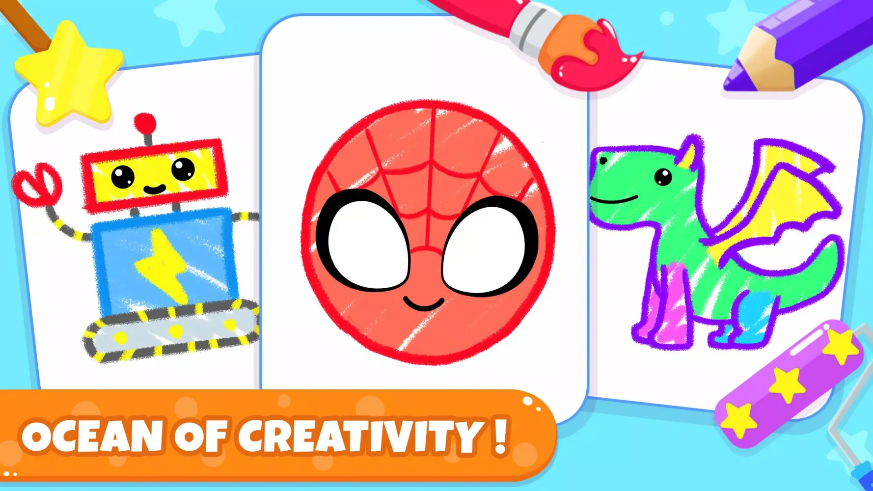 Drawing Games: Paint And Color Screenshots