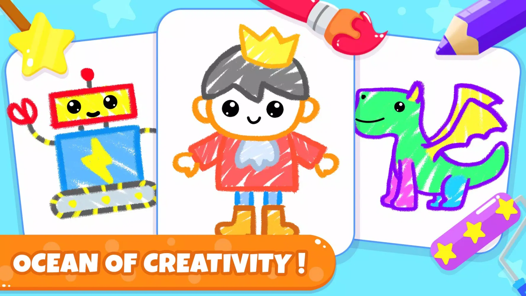 Drawing Games: Paint And Color Screenshots