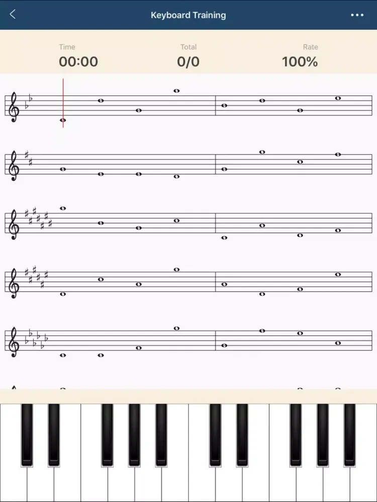 Piano learn-Sight reading app iPad  스크린샷