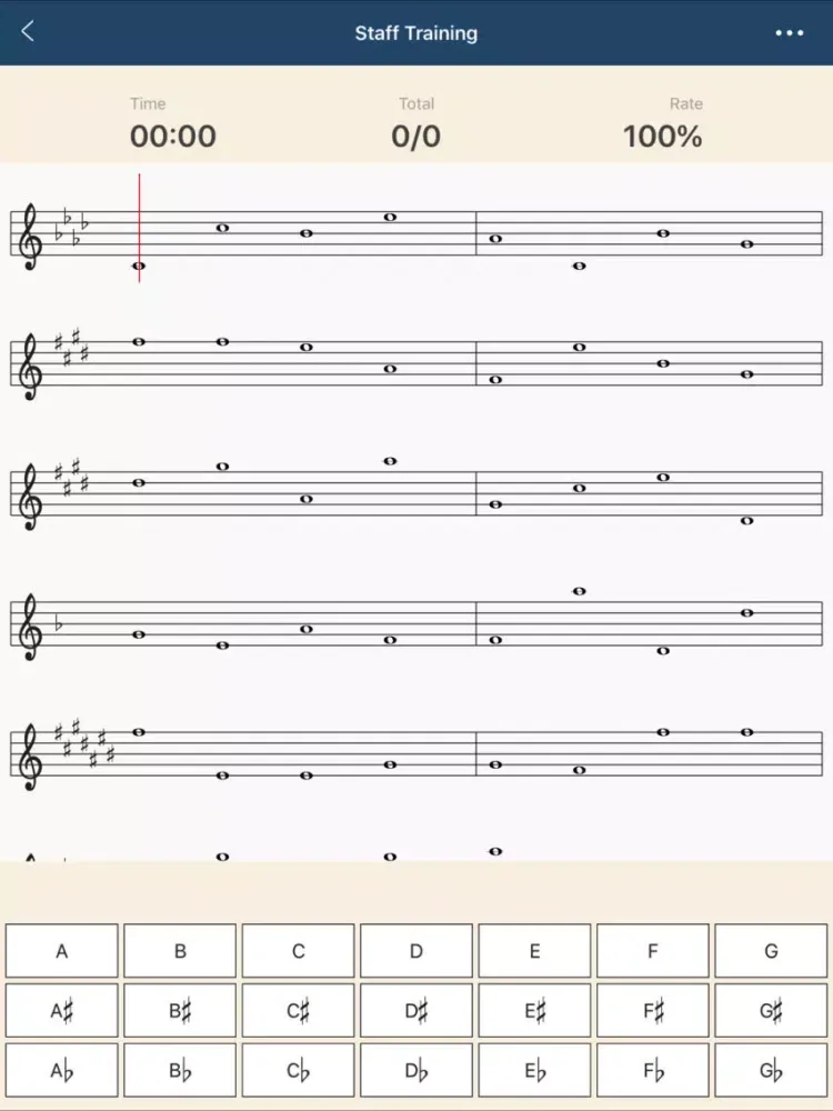 Piano learn-Sight reading app iPad  스크린샷