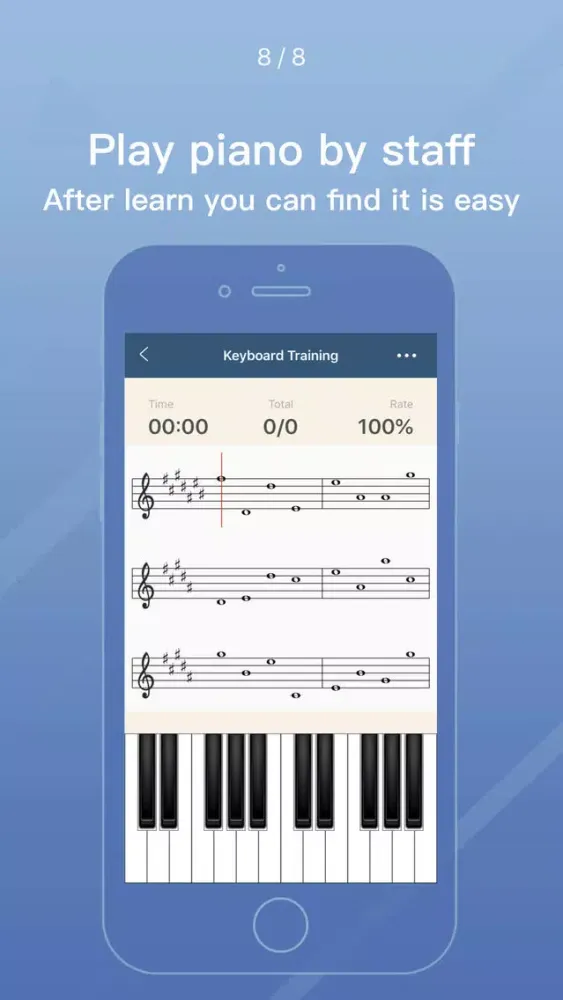 Piano learn-Sight reading app 스크린샷