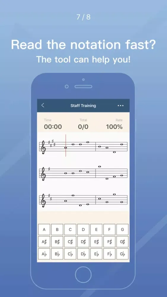 Piano learn-Sight reading app 스크린샷