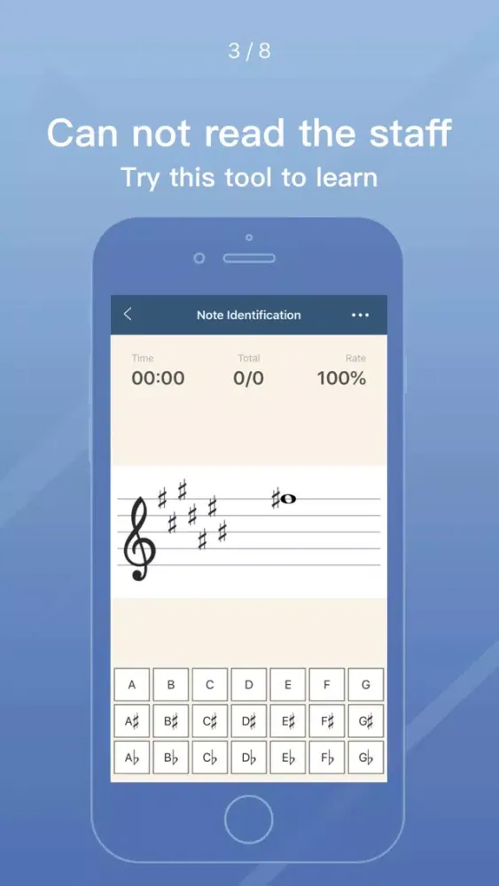 Piano learn-Sight reading app 스크린샷