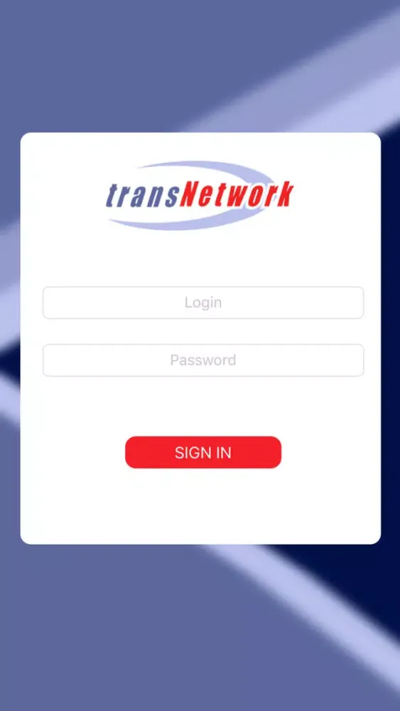 Capturas de tela do TransNetwork
