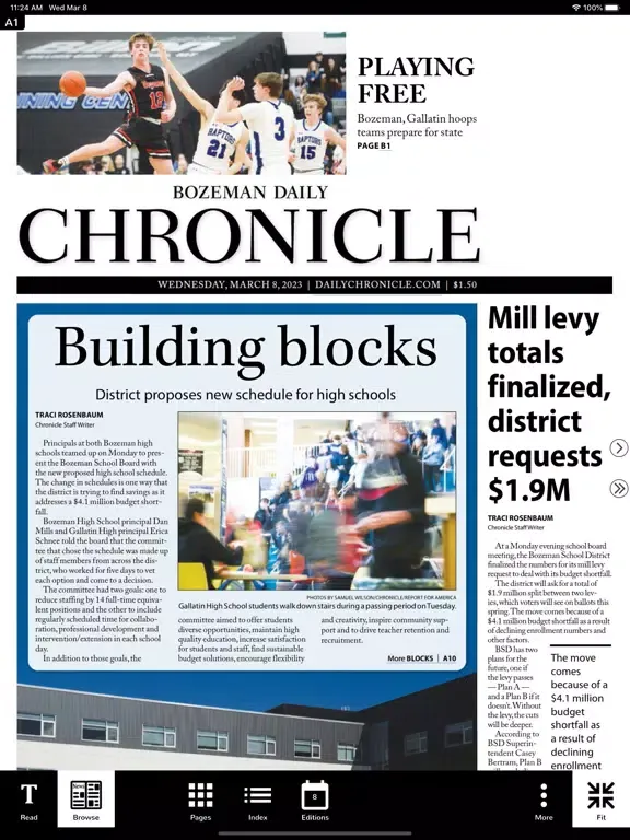 Скриншоты Bozeman Daily Chronicle EE iPad 
