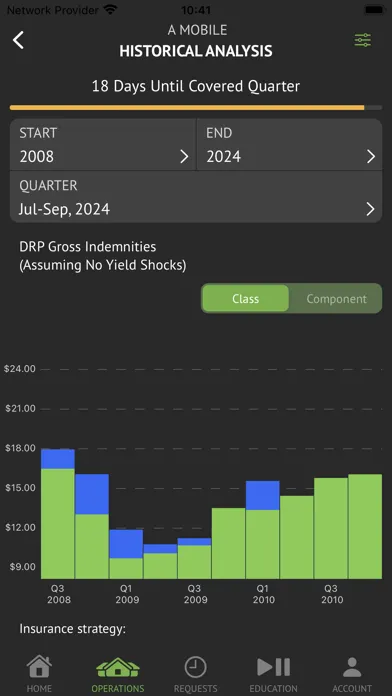 Tangkapan layar Livestock Insurance Analyzer