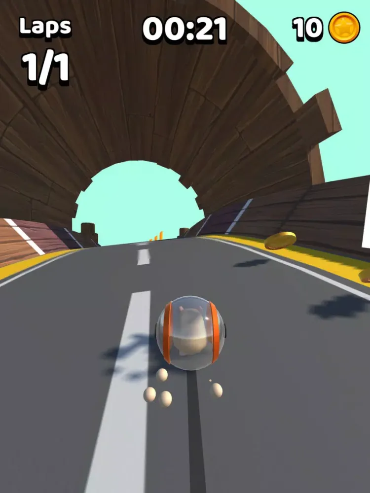 Tangkapan skrin Hamster Kart iPad 