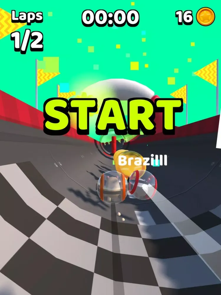 Tangkapan skrin Hamster Kart iPad 