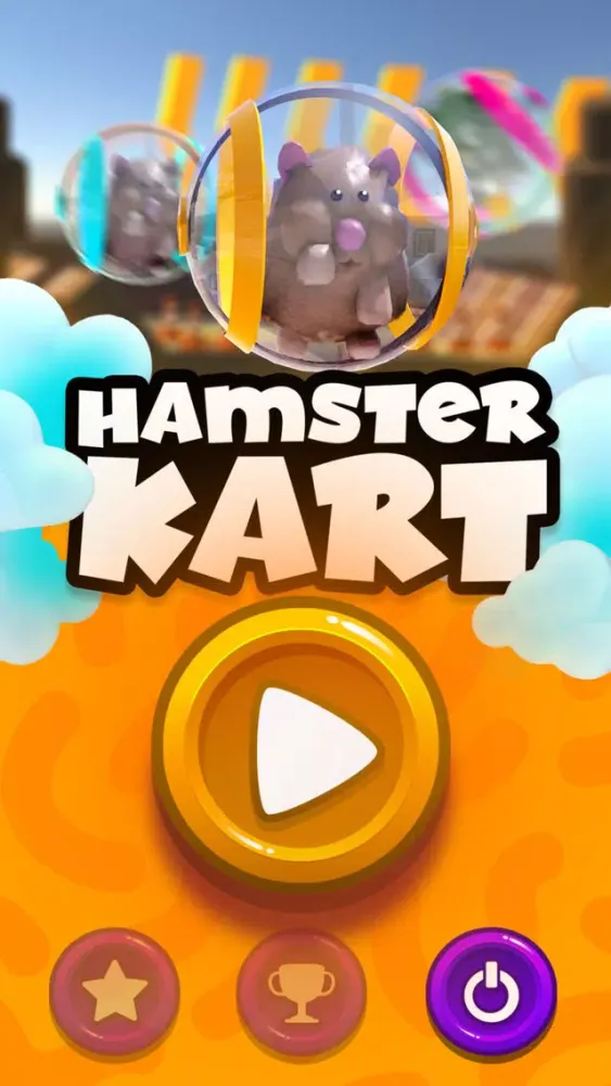Tangkapan skrin Hamster Kart