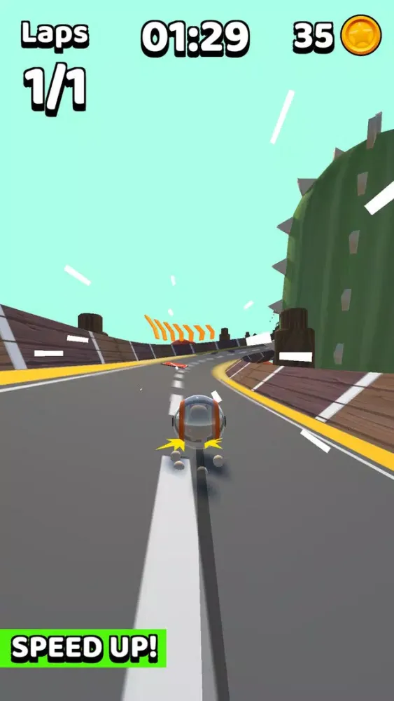 Tangkapan skrin Hamster Kart