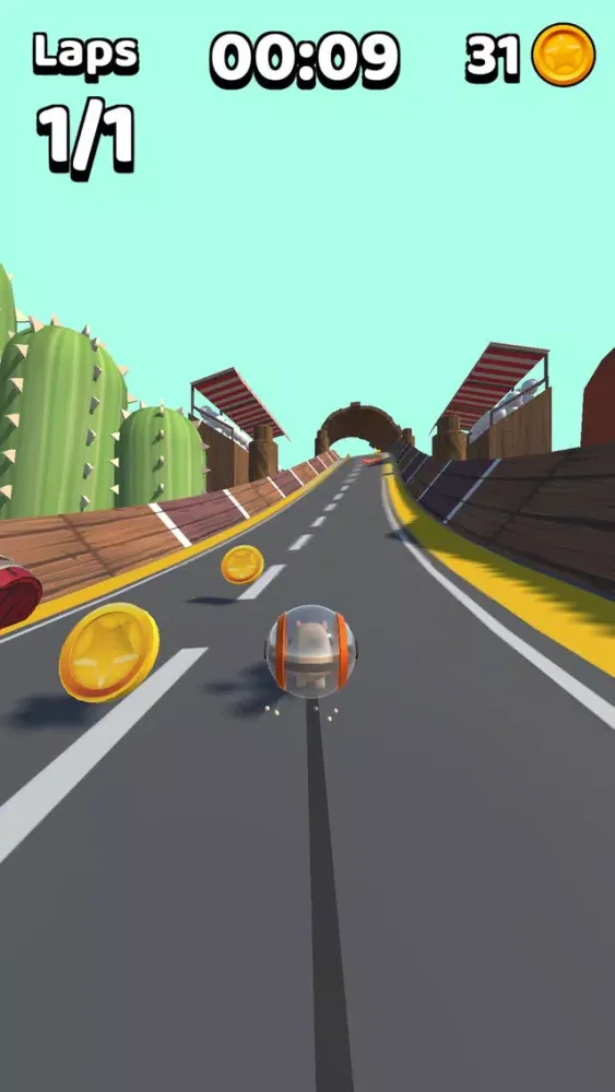 Tangkapan skrin Hamster Kart