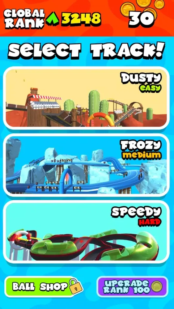 Tangkapan skrin Hamster Kart