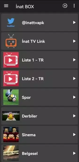 İnat BOX Ekran Görüntüleri