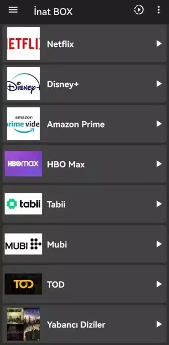 İnat BOX Ekran Görüntüleri
