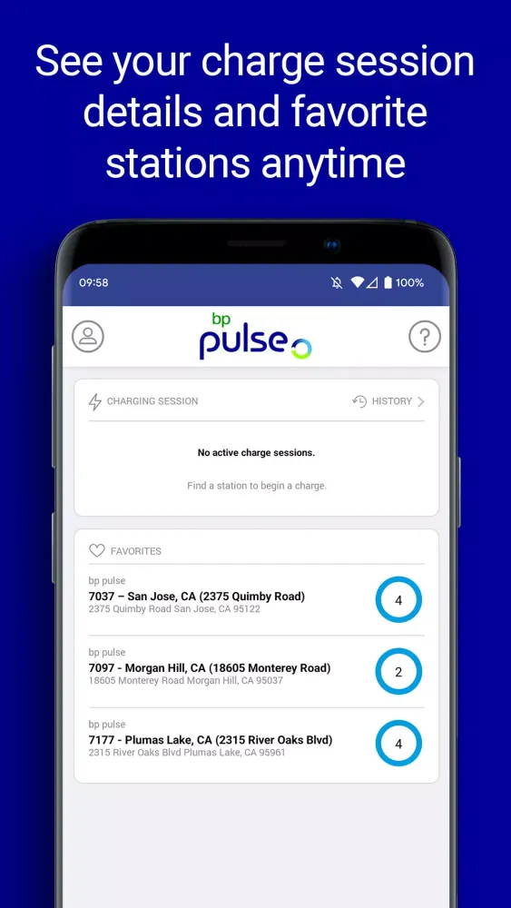 Ảnh chụp màn hình của bp pulse