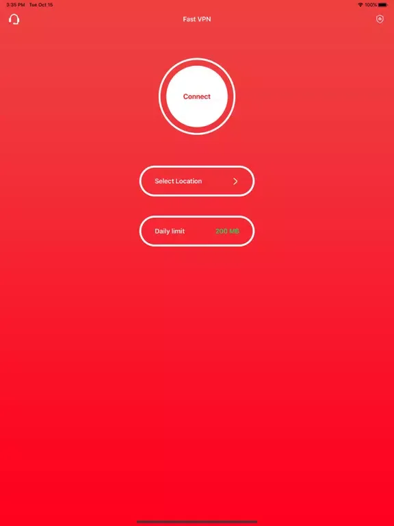 Capturas de pantalla de ABFAST VPN iPad 