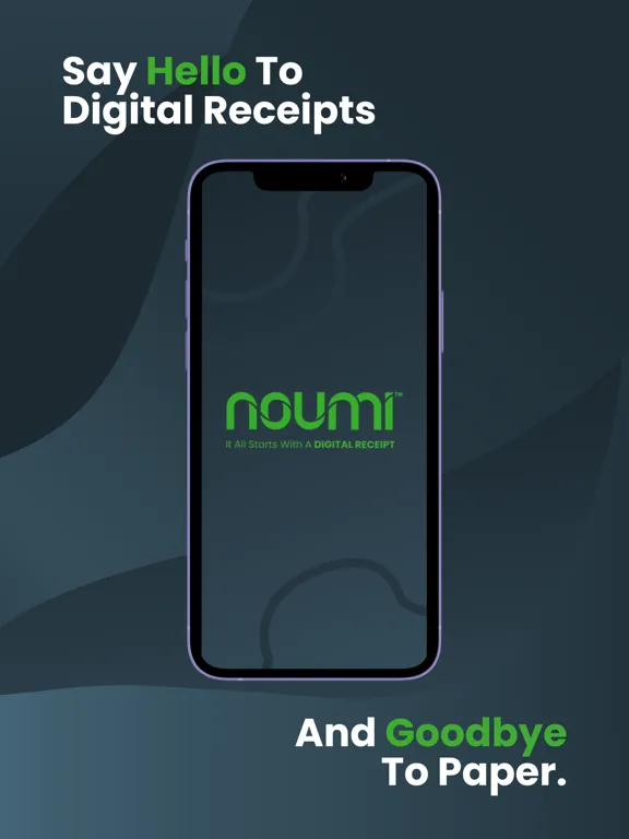 NOUMI - Digital Receipts iPad  سکرین شاٹس