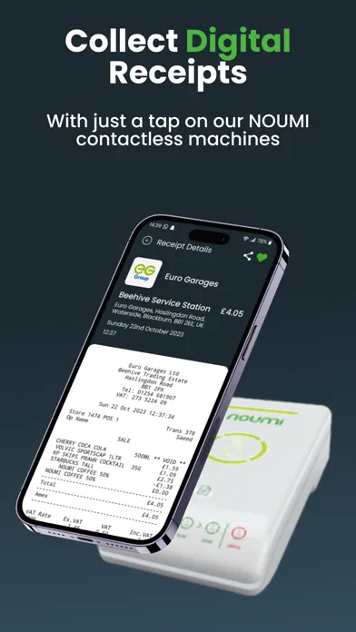 NOUMI - Digital Receipts سکرین شاٹس