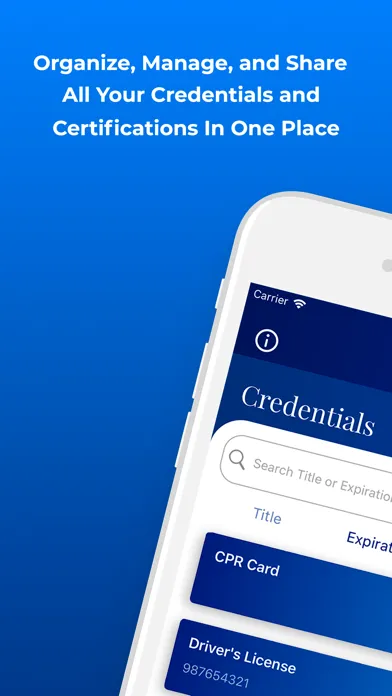 Capturas de tela do CredMinder: Credential Manager
