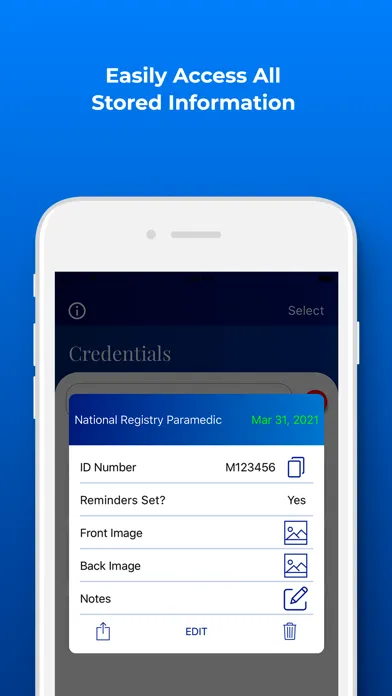 Capturas de tela do CredMinder: Credential Manager