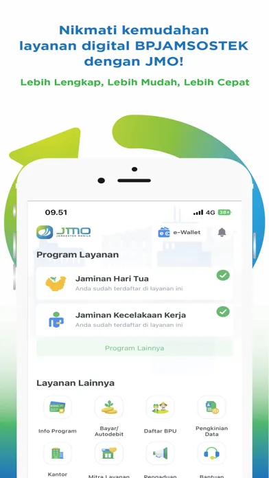 Скриншоты JMO - Jamsostek Mobile