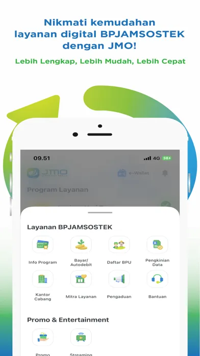 Скриншоты JMO - Jamsostek Mobile