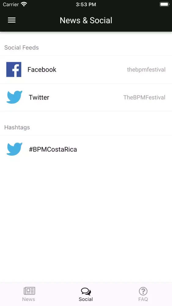 The BPM Festival 스크린샷