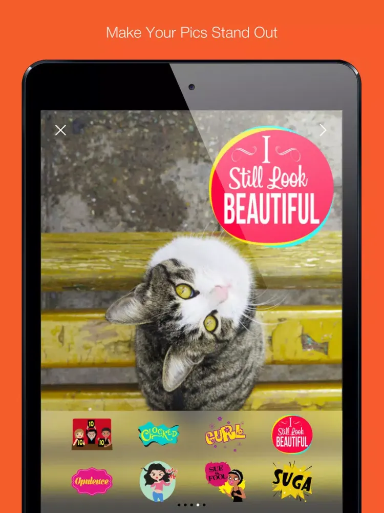 Yasss Stickers iPad  Screenshots