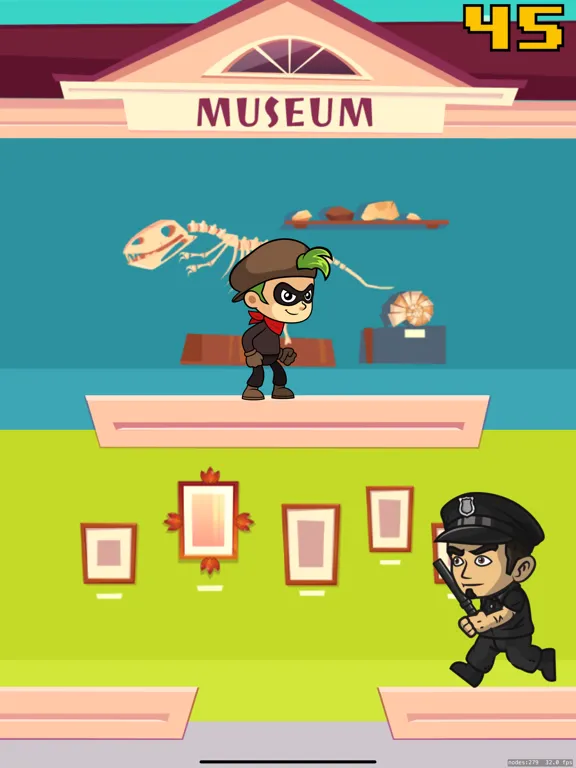 Capturas de tela do Jewel Thief - Tower Fall Game iPad 