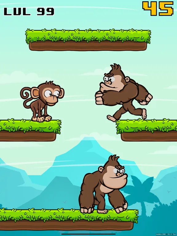 Capturas de tela do Jewel Thief - Tower Fall Game iPad 