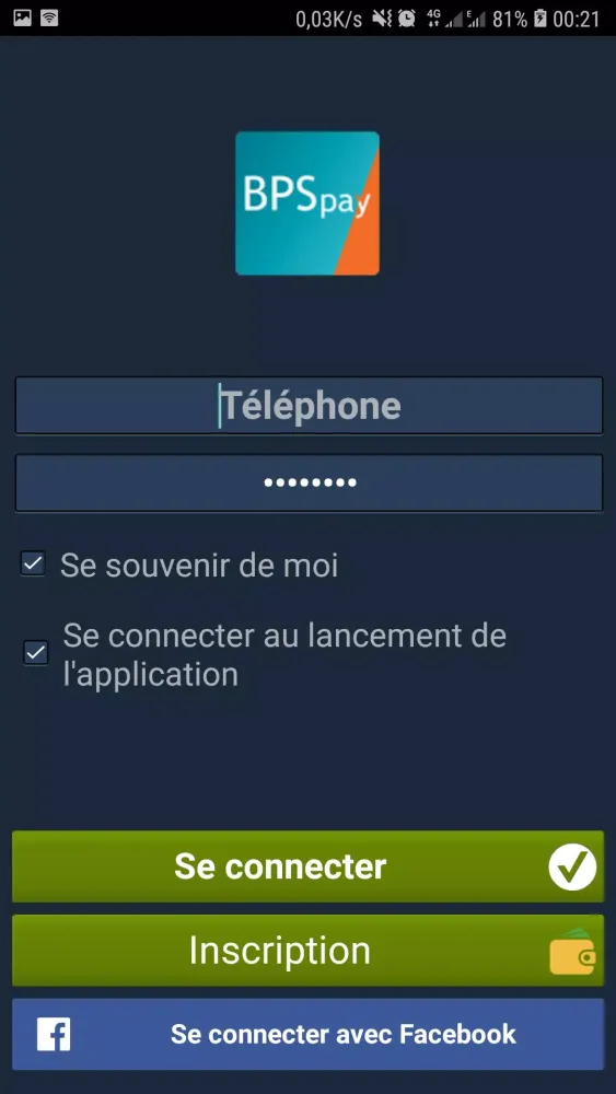 Capturas de pantalla de BPSPay
