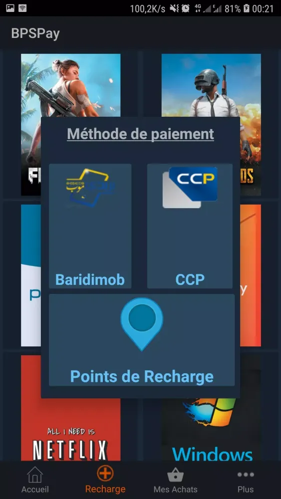 Capturas de pantalla de BPSPay