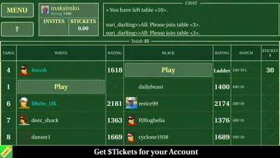 Tangkapan layar Gin Rummy GC