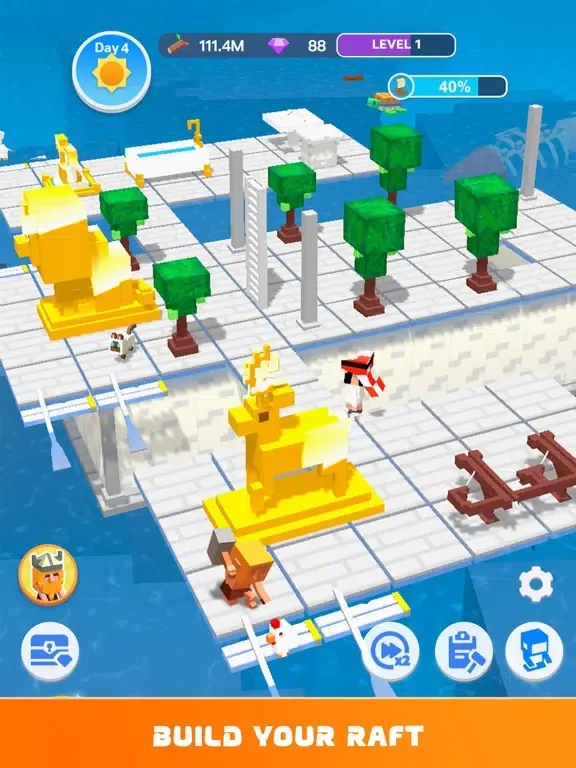 Lost Ship: Block Craft iPad 應用截圖