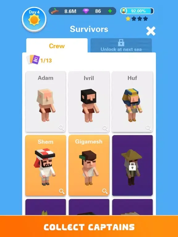 Lost Ship: Block Craft iPad 應用截圖