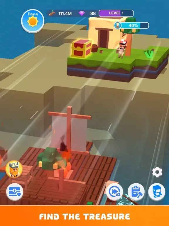 Lost Ship: Block Craft iPad 應用截圖