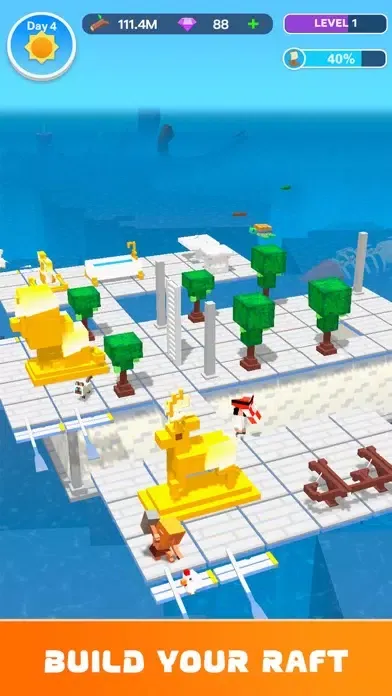 Lost Ship: Block Craft應用截圖