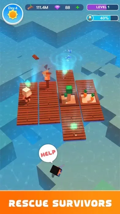 Lost Ship: Block Craft應用截圖