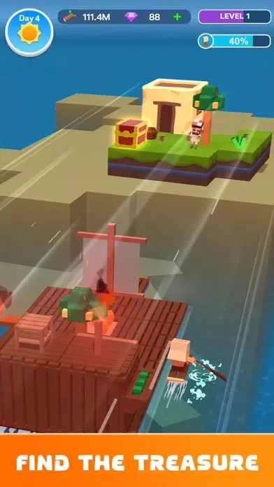 Lost Ship: Block Craft應用截圖