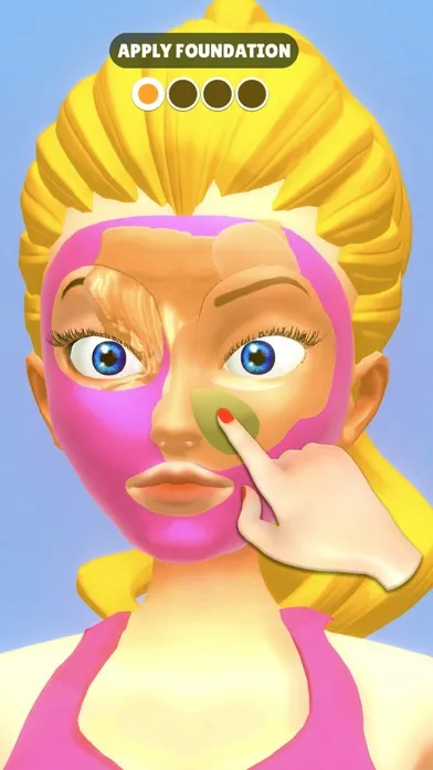 Capturas de pantalla de ASMR Peel Off Makeup