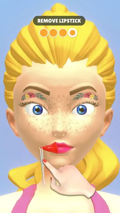 Capturas de pantalla de ASMR Peel Off Makeup