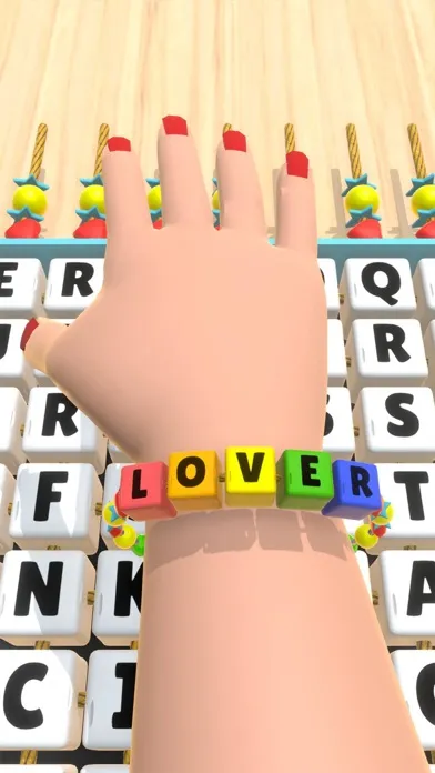 Tangkapan skrin Friendship Bracelet Crossword