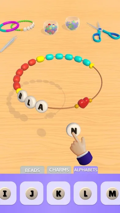 ภาพหน้าจอของ Friendship Bracelet Trade Swap