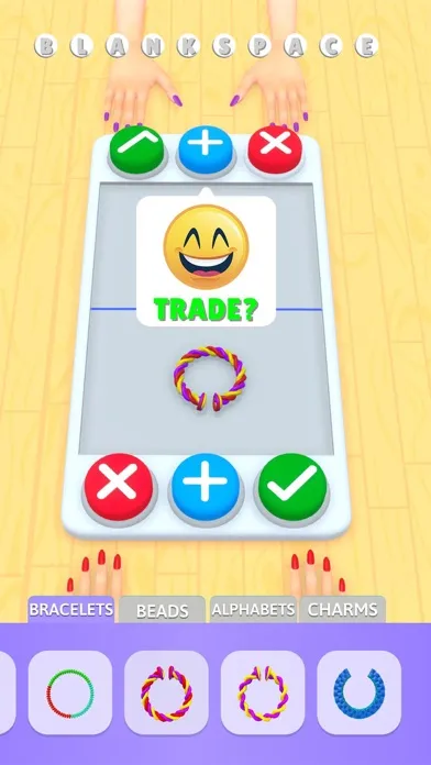 ภาพหน้าจอของ Friendship Bracelet Trade Swap