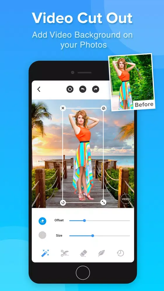 Auto Cut -Add video background Screenshots