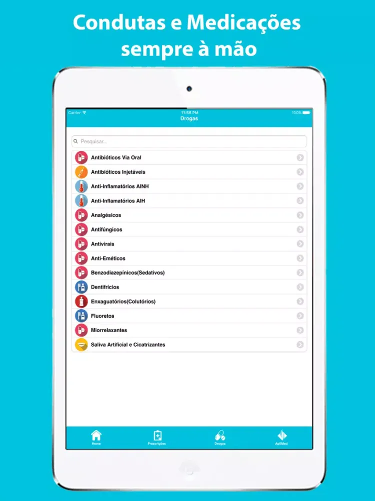 Prescrições Odontogeriátricas iPad  Ekran Görüntüleri
