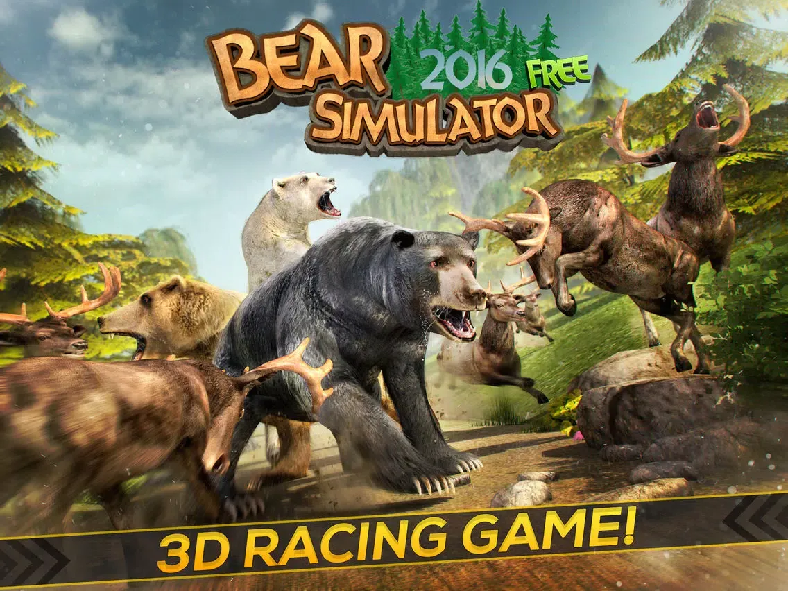 Bear Simulator 2016 . Wild Bears Simulation Games For Kids Free iPad  스크린샷