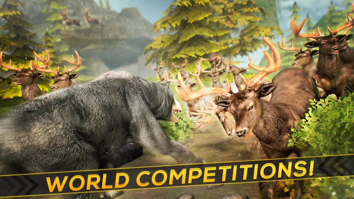 Bear Simulator 2016 . Wild Bears Simulation Games For Kids Free 스크린샷